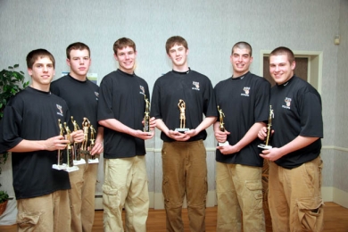 NHS boys basketball team gives out awards