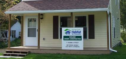 Habitat house nears completion
