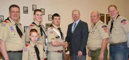 Myers earns Eagle Scout award