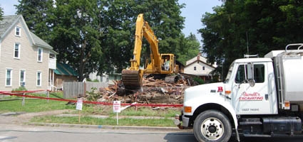 City puts Restore NY grant to work razing dilapidated homes