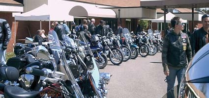 Legion Riders “saddle up” in support of injured combat veterans