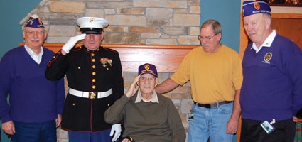 WWII veteran honored by Military Order of the Purple Heart