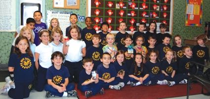 Holy Family kids collect 'Dimes for Diabetes'