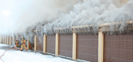Fire Destroys Storage Units