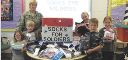 'Socks for Soldiers' stresses the simple things for S-E kids