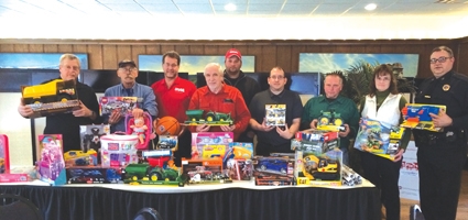 Showing support to Toys for Tots