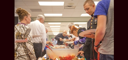 Veterans enjoy Chobani breakfast