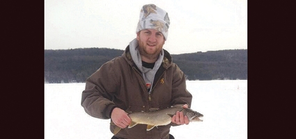 A way to escape cabin fever, ice fishing
