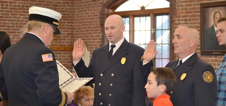 Firefighters Gray and Barnes promoted to Captain