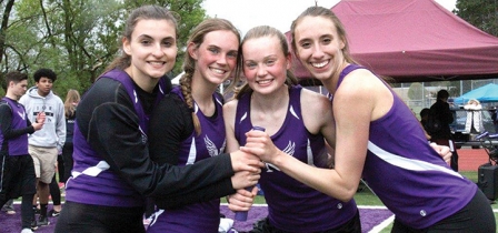 Bonding builds Norwich 4x800 girls relay as they excel to state meet