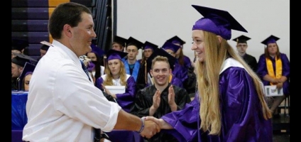 Carpenter receives 16 scholarships at UVCS graduation ceremony