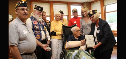 WWII vet BMC Ratke honored at Oxford Vet's Home