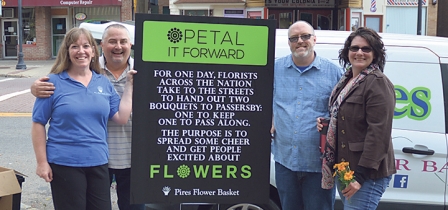 Pires Flower Basket Has Success With First Petal It Forward Event
