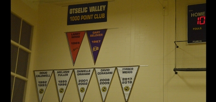 Otselic Valley unveils two 1,000 point club banners
