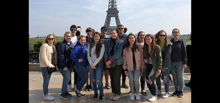 Norwich students in Paris witness fire at Notre Dame