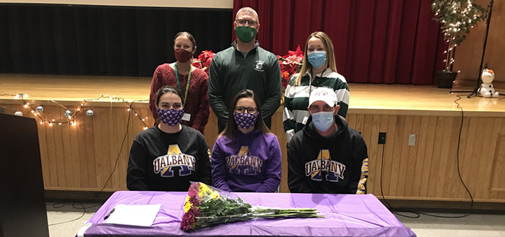 Greene field hockey player Leah Decker signs national Letter of Intent with University of Albany