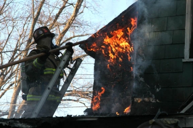 Fire destroys city home