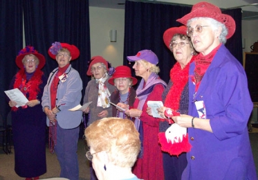 'Red Hat' ladies converge on Oxford