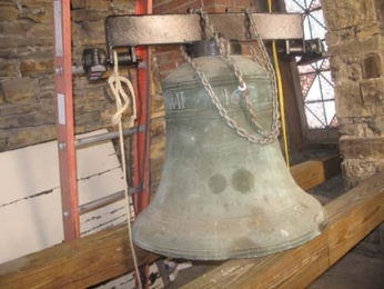 394 year old bell donated to Emmanuel Episcopal Church