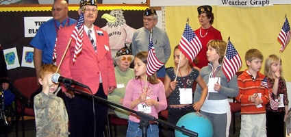 Oxford vets honored at primary school