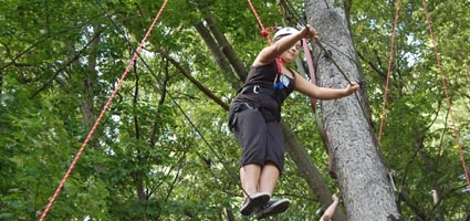 Afton Middle School retreat takes students to new heights