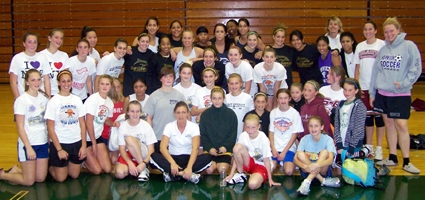 Norwich Girls Travel To Basketball Clinic