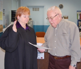 Guilford swears in new town justice