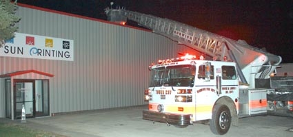 Small fire breaks out at Sun printing plant