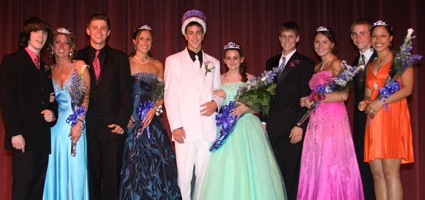 Class of 2010 crowns prom court