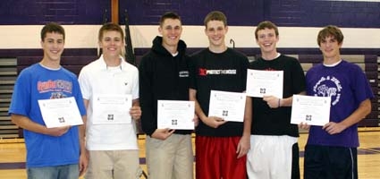 Norwich basketball players awarded