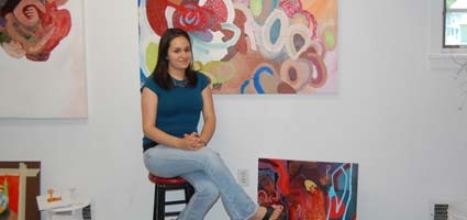 Commission work, youth art lessons keep Oxford artist busy