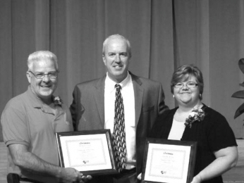 Wenzel, Cloyd recognized as 2009-10 teacher, employee of the year