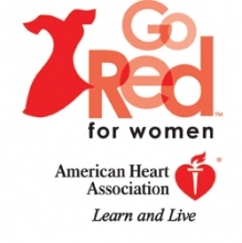 Women wear red to show support in the fight against heart disease Friday