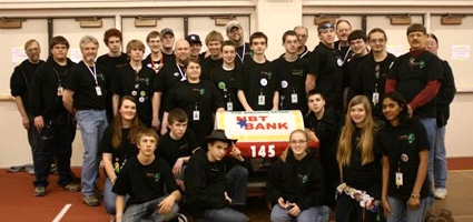 FIRST Robotics Team #145 sets record for high point score at competition 