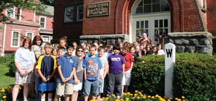 Perry Browne students visit county museum