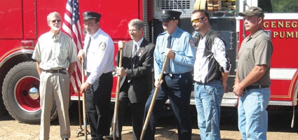 Genegantslet Fire Company breaks ground on new fire station