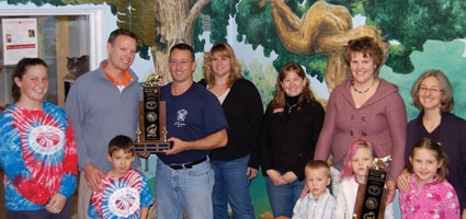 SPCA holds pizza party,  trophy presentation for top  Dog Walk fundraisers