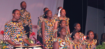 Africa University Choir performs at Methodist Church
