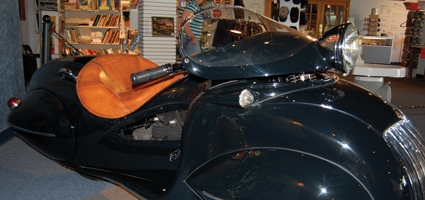 Rare, one-of-a-kind motorcycle a must-see at the Classic Car Museum
