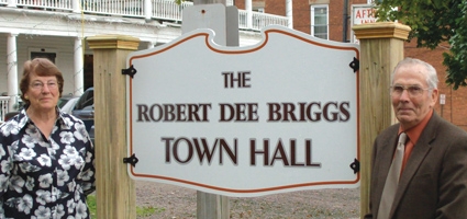 Afton names town hall for Supervisor Briggs