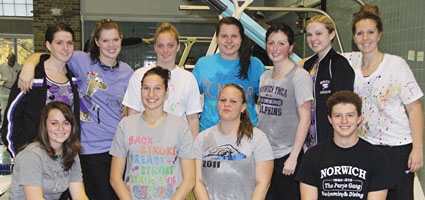 Norwich honors senior swimmers