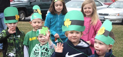 Norwich raises irish Flag for St. Patrick's Day