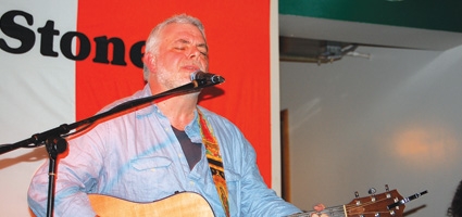 Denny McCormick performs in Norwich Friday night