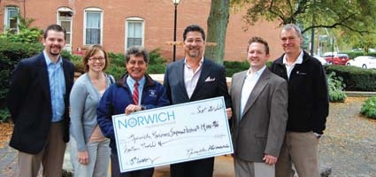 Norwich Pharmaceuticals gives $14,000 contribution for Gordon Park upgrades