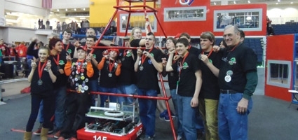 FIRST&#8200;Robotics team earns second place