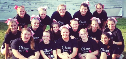 NHS&#8200;Cheerleaders ready for fourth annual ‘pink game’ Friday
