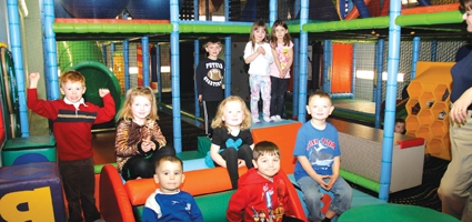Youngsters enjoy kids' gym at Norwich YMCA