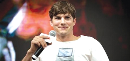 Ashton Kutcher panelist at Colgate Entrepreneur Weekend