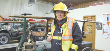 Firefighter lauded for 50 years of service