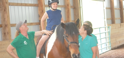 Therapeutic riding not just horsing around